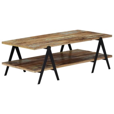 vidaXL Τραπεζάκι Σαλονιού 115x60x40cm από Μασίφ Ανακυκλωμένο Ξύλο 1 τεμ.
