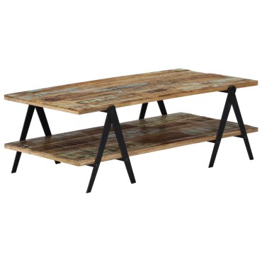 vidaXL Τραπεζάκι Σαλονιού 115x60x40cm από Μασίφ Ανακυκλωμένο Ξύλο 1 τεμ.