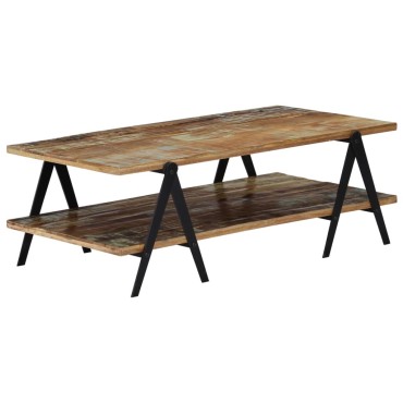 vidaXL Τραπεζάκι Σαλονιού 115x60x40cm από Μασίφ Ανακυκλωμένο Ξύλο 1 τεμ.