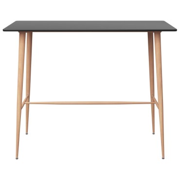 vidaXL Τραπέζι Μπαρ Μαύρο 120x60x105cm 1 τεμ.
