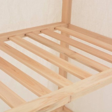 vidaXL Ντουλάπα Λευκή 79x40x170cm Υφασμάτινη 1 τεμ.