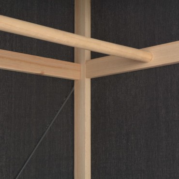 vidaXL Ντουλάπα Γκρι 79x40x170cm Υφασμάτινη 1 τεμ.