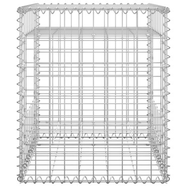 vidaXL Συρματοκιβώτιο Στύλος 50x50x60cm Σιδερένιο