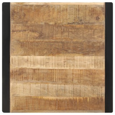 vidaXL Τραπέζι 70x70x75cm από Μασίφ Ακατέργαστο Ξύλο Μάνγκο 1 τεμ.