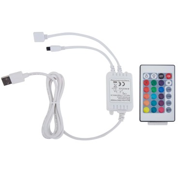 vidaXL Καρέκλα Racing με Φωτισμό RGB LED Γκρι/Μαύρο Συνθετικό Δέρμα 64x65x(111,5-119)cm 1 τεμ.