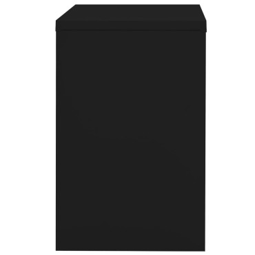 vidaXL Αρχειοθήκη Μαύρη 90x46x72,5cm από Ατσάλι 1 τεμ.