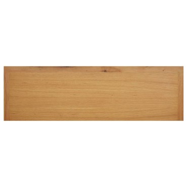 vidaXL Παπουτσοθήκη 114x37x45cm από Μασίφ Ξύλο Δρυός