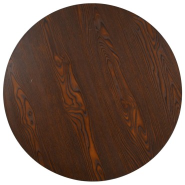 vidaXL Τραπέζι Bistro Σκούρο Καφέ από MDF 80x75cm 1 τεμ.