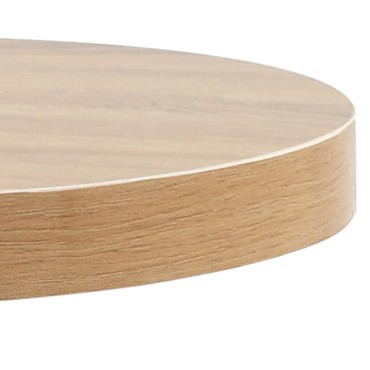 vidaXL Τραπέζι Bistro Ανοιχτό Καφέ από MDF 50x75cm 1 τεμ.