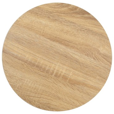 vidaXL Τραπέζι Bistro Ανοιχτό Καφέ από MDF 40x75cm 1 τεμ.