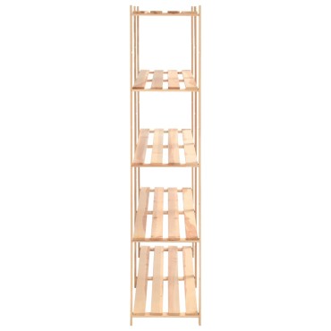 vidaXL Ραφιέρες 5 Επιπέδων 5 τεμ 500 κ 170x38x170 εκ Μασίφ Ξύλο Πεύκου