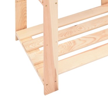 vidaXL Ραφιέρες 3 Επιπέδων 5 τεμ 150 κ. 80x38x90 εκ. Μασίφ Ξύλο Πεύκου