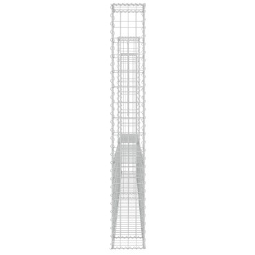 vidaXL Συρματοκιβώτια Στύλοι σε U Σχήμα 3 τεμ. 260x20x150cm Σιδερένια