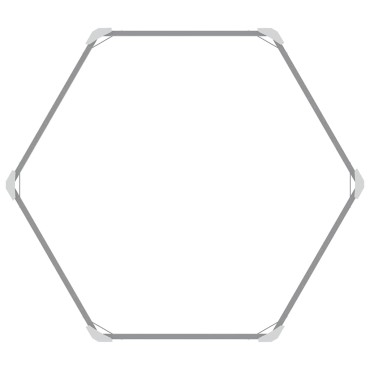 vidaXL Ζαρντινιέρα Υπερυψωμένη Ασημί 129 x 45 εκ. Γαλβανισμ. Χάλυβας