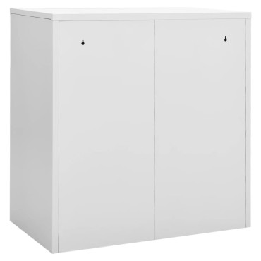 vidaXL Φοριαμοί 5 τεμ. Ανοιχτό Γκρι/Κόκκινο 90x45x92,5cm Ατσάλινοι