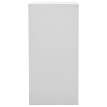 vidaXL Φοριαμοί 2 τεμ. Ανοιχτό Γκρι/Μπλε 90x45x92,5cm Ατσάλινοι