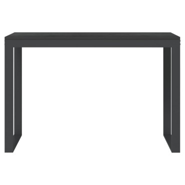 vidaXL Γραφείο Υπολογιστή Μαύρο 110x60x73cm από Μοριοσανίδα 1 τεμ.