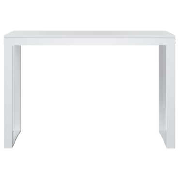 vidaXL Γραφείο Υπολογιστή Λευκό 110x60x73cm από Μοριοσανίδα 1 τεμ.