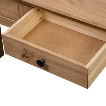 vidaXL Κονσόλα Τραπέζι 110x40x72cm Μασίφ ξύλο πεύκου Σειρά Panama 1 τεμ.