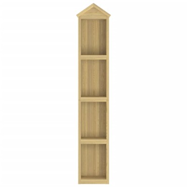 vidaXL Αποθήκη Εργαλείων Κήπου 40x33x222 εκ. Εμποτισμένο Ξύλο Πεύκου