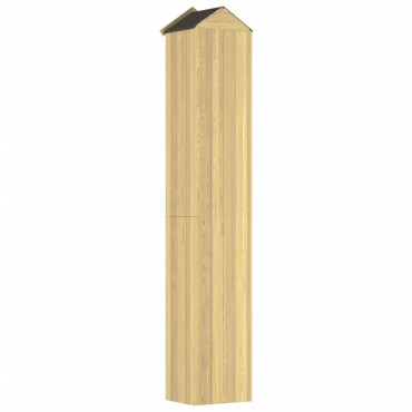 vidaXL Αποθήκη Εργαλείων Κήπου 40x33x222 εκ. Εμποτισμένο Ξύλο Πεύκου