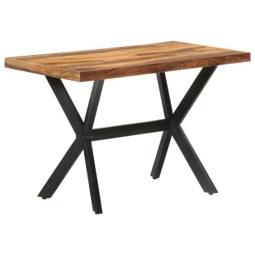 vidaXL Τραπεζαρία 120x60x75cm Μασίφ Ξύλο & Μελί Φινίρισμα 1 τεμ.