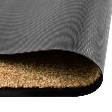 vidaXL Πατάκι Εισόδου Πλενόμενο Κρεμ 120 x 180 εκ.
