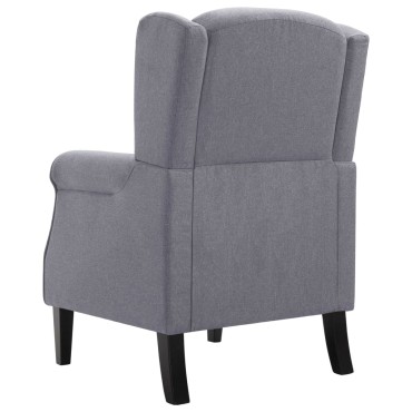vidaXL Πολυθρόνα Σκούρο Γκρι Υφασμάτινη 68x73x101cm 1 τεμ.