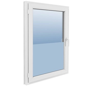 vidaXL Μεμβράνη Παραθύρου Ματ Γκρι 0,9x5 μ. PVC