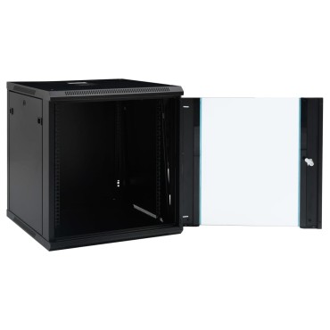 vidaXL Καμπίνα Δικτύου Επιτοίχια 12U 19'' IP20 600 x 600 x 640 χιλ.