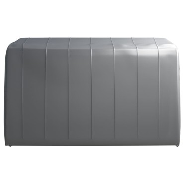 vidaXL Τέντα Αποθήκευσης Γκρι 370 x 370 εκ. Ατσάλινη