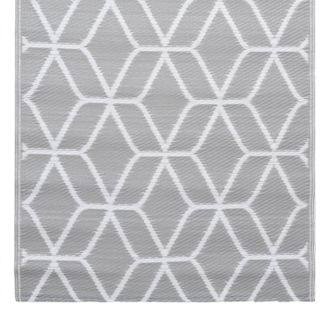 vidaXL Χαλί εξωτερικού χώρου ARAKIL Γκρι 160x230 cm PP
