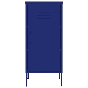 vidaXL Ντουλάπι Αποθήκευσης Ναυτικό Μπλε 42,5x35x101,5cm από Ατσάλι 1 τεμ.