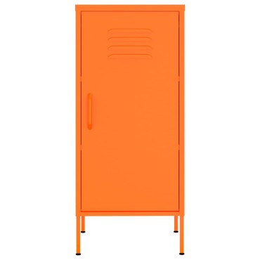 vidaXL Ντουλάπι Αποθήκευσης Πορτοκαλί 42,5x35x101,5cm από Ατσάλι 1 τεμ.