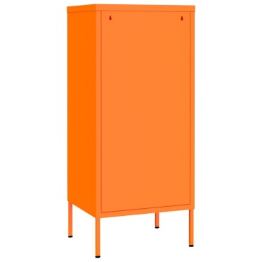 vidaXL Ντουλάπι Αποθήκευσης Πορτοκαλί 42,5x35x101,5cm από Ατσάλι 1 τεμ.