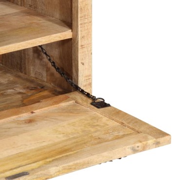 vidaXL Παπουτσοθήκη 85x40x45cm από Μασίφ Ξύλο Μάνγκο 1 τεμ.