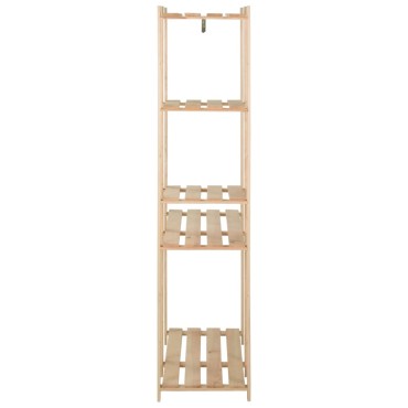 vidaXL Κρεμάστρα Ρούχων Δαπέδου 110x38x170 εκ. από Μασίφ Ξύλο Πεύκου