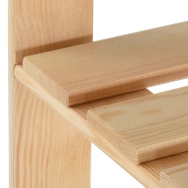 vidaXL Κρεμάστρα Ρούχων Δαπέδου 110x38x170 εκ. από Μασίφ Ξύλο Πεύκου
