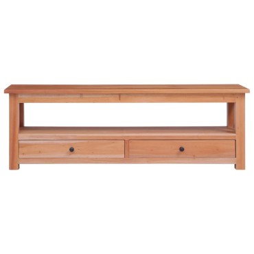 vidaXL Έπιπλο Τηλεόρασης 115x30x40cm από Μασίφ Μαόνι