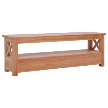 vidaXL Έπιπλο Τηλεόρασης 115x30x40cm από Μασίφ Μαόνι