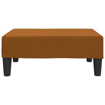 vidaXL Σκαμπό/Υποπόδιο Καφέ 78x56x32cm Βελούδινο 1 τεμ.