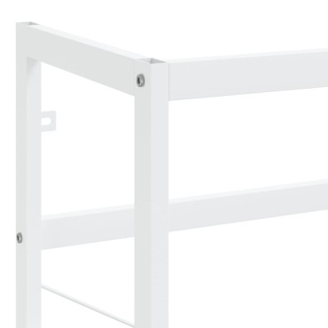 vidaXL Έπιπλο Μπάνιου Λευκό 59x38x83cm Σιδερένιο 1 τεμ.