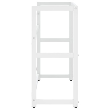 vidaXL Έπιπλο Μπάνιου Λευκό 79x38x83cm Σιδερένιο 1 τεμ.