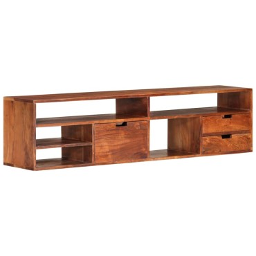 vidaXL Έπιπλο Τηλεόρασης 140x30x35cm από Μασίφ Ξύλο Ακακίας