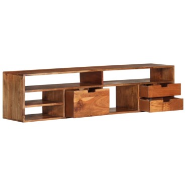 vidaXL Έπιπλο Τηλεόρασης 140x30x35cm από Μασίφ Ξύλο Ακακίας