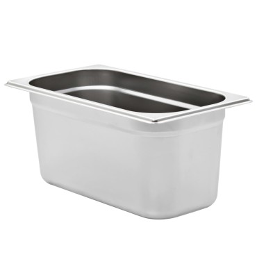 vidaXL Λεκάνες Gastronorm 4 τεμ. GN 1/3 150 χιλ. από Ανοξείδωτο Ατσάλι