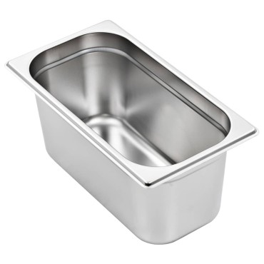 vidaXL Λεκάνες Gastronorm 4 τεμ. GN 1/3 150 χιλ. από Ανοξείδωτο Ατσάλι