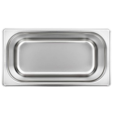 vidaXL Λεκάνες Gastronorm 4 τεμ. GN 1/3 150 χιλ. από Ανοξείδωτο Ατσάλι