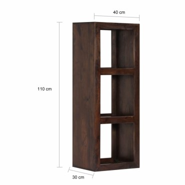 vidaXL Ραφιέρα / Έπιπλο TV 40x30x110cm από Μασίφ Ξύλο Ακακίας 1 τεμ.