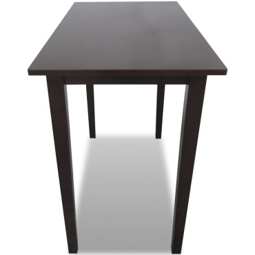 vidaXL Τραπέζι Μπαρ Καφέ Ξύλινο 110x60x90,8cm 1 τεμ.